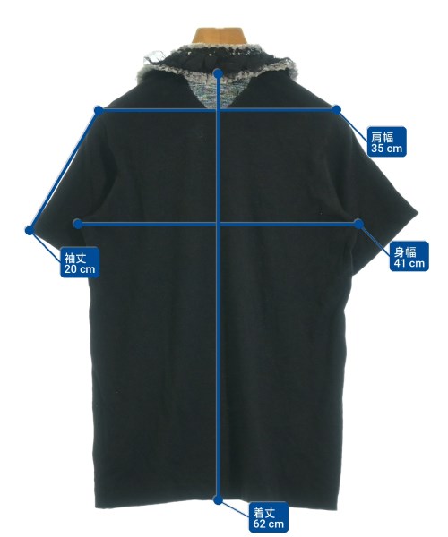 tricot COMME des GARCONS（トリココムデギャルソン）Tシャツ・カットソー 黒 サイズ:-(M位) レディース/2200724768226