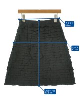 tricot COMME des GARCONS（トリココムデギャルソン）ひざ丈スカート 黒 サイズ:M レディース/2200724768264