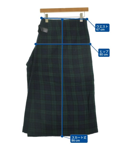 tricot COMME des GARCONS（トリココムデギャルソン）ロング・マキシ丈スカート 紺 サイズ:M レディース/2200724768318