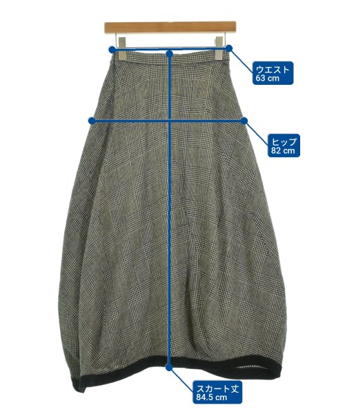 tricot COMME des GARCONS（トリココムデギャルソン）ロング・マキシ丈スカート 黒 サイズ:M レディース/2200724768325