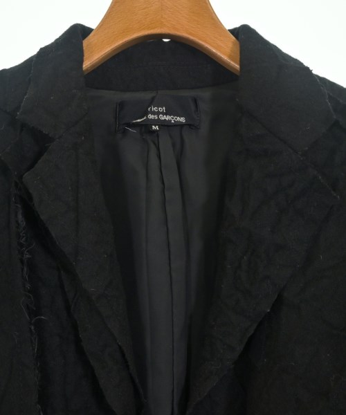 tricot COMME des GARCONS（トリココムデギャルソン）カジュアルジャケット 黒 サイズ:M レディース/2200734271037