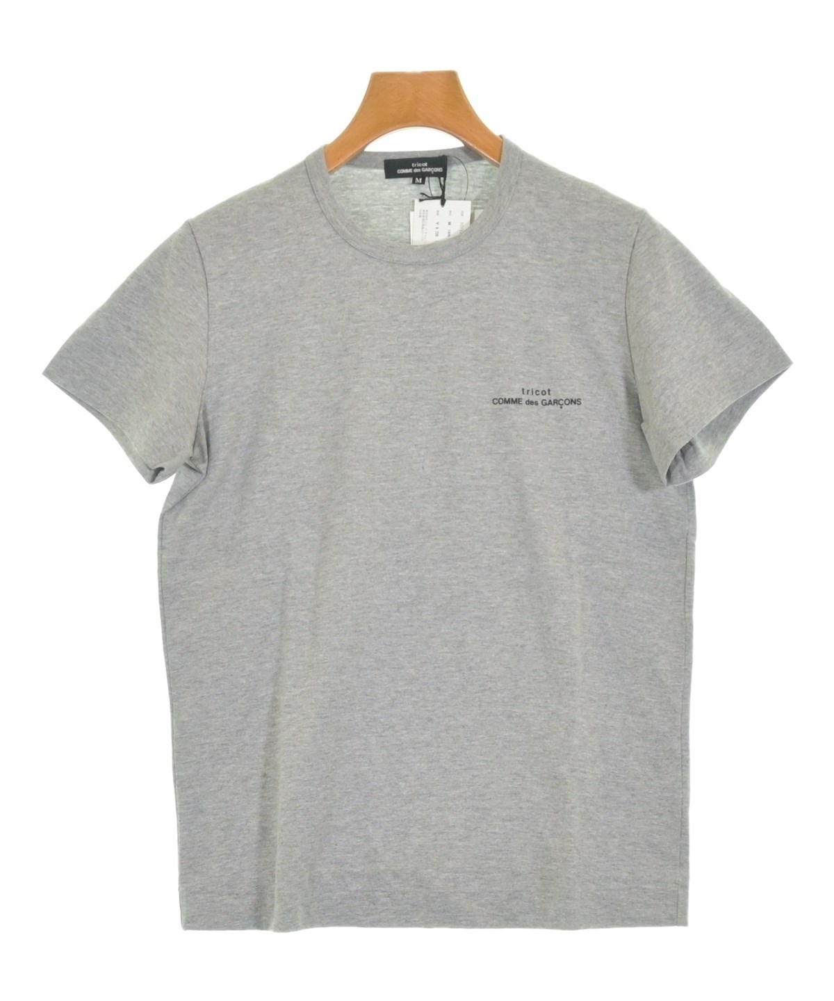 コムデギャルソン　トリコ　Tシャツ　グレー M tricot COMME des GARCONS（トリココムデギャルソン）Tシャツ