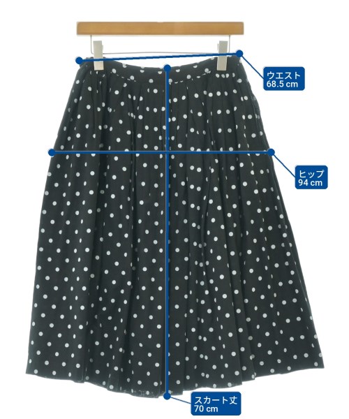 tricot COMME des GARCONS（トリココムデギャルソン）ロング・マキシ丈スカート 黒 サイズ:M レディース/2200714960517