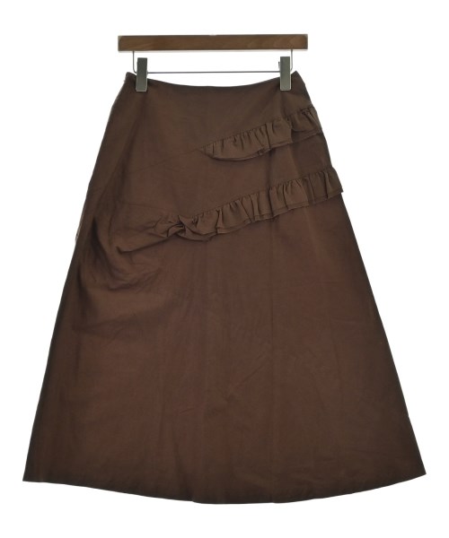 tricot COMME des GARCONS（トリココムデギャルソン）ロング・マキシ丈スカート 茶 サイズ:M レディース/2200715231203
