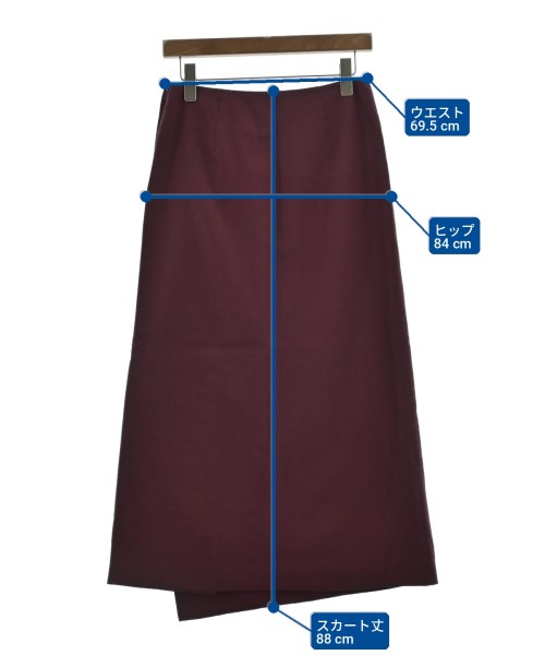 tricot COMME des GARCONS（トリココムデギャルソン）ロング・マキシ丈スカート 赤 サイズ:M レディース/2200715231227