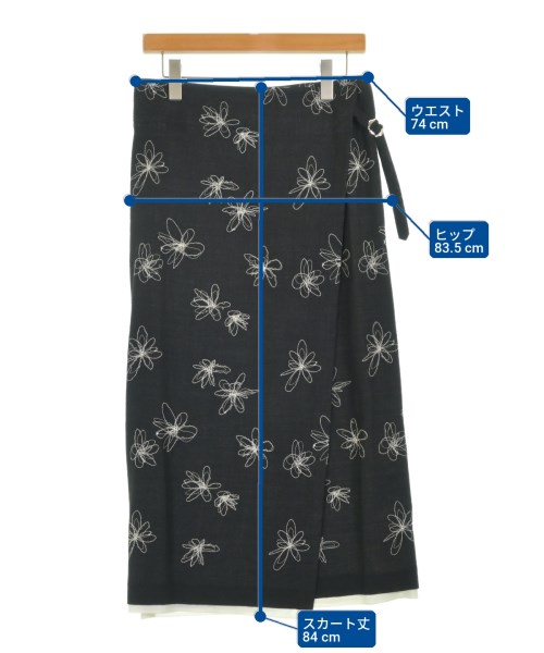 tricot COMME des GARCONS（トリココムデギャルソン）ロング・マキシ丈スカート 黒 サイズ:F レディース/2200719866036