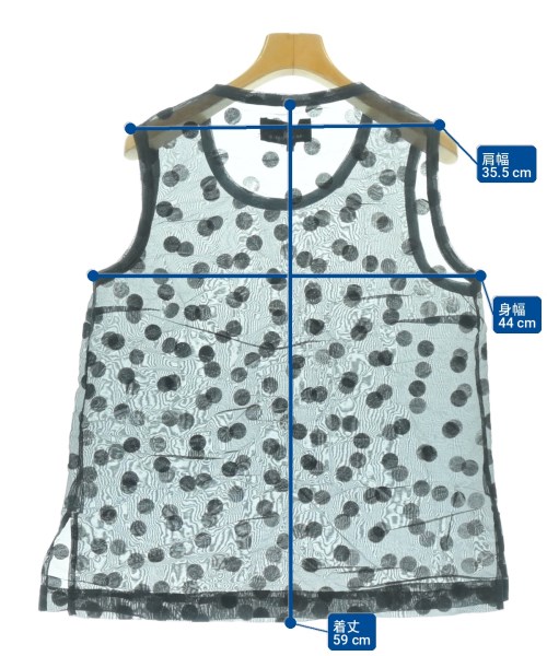 tricot COMME des GARCONS（トリココムデギャルソン）カジュアルシャツ 黒 サイズ:M レディース/2200720264043