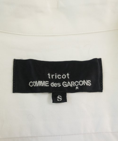 tricot COMME des GARCONS（トリココムデギャルソン）カジュアルシャツ 白 サイズ:S レディース/2200720503029