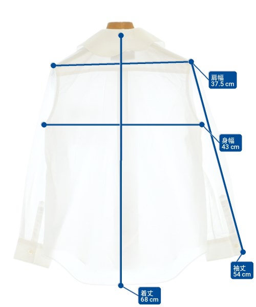 tricot COMME des GARCONS（トリココムデギャルソン）カジュアルシャツ 白 サイズ:S レディース/2200720503029