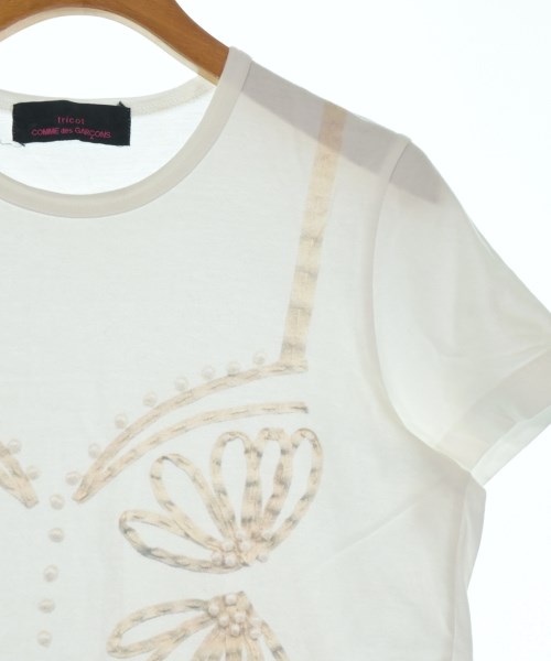 tricot COMME des GARCONS（トリココムデギャルソン）Tシャツ・カットソー 白 サイズ:S レディース/2200720728088
