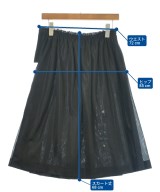 tricot COMME des GARCONS（トリココムデギャルソン）ひざ丈スカート 黒 サイズ:S レディース/2200717240036