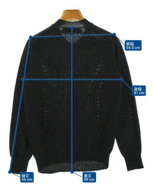 tricot COMME des GARCONS（トリココムデギャルソン）カーディガン 黒 サイズ:S レディース/2200720521115