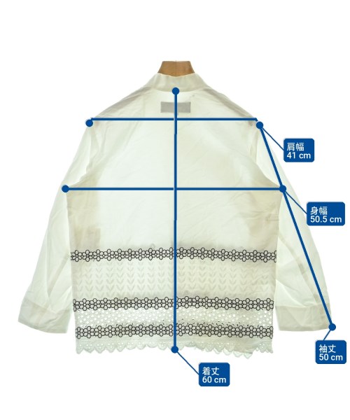 tricot COMME des GARCONS（トリココムデギャルソン）ブラウス 白 サイズ:M レディース/2200723007074