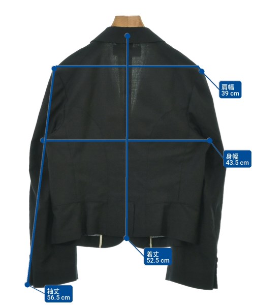 tricot COMME des GARCONS（トリココムデギャルソン）ジャケット 黒 サイズ:M レディース/2200723395072