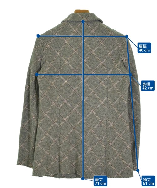 tricot COMME des GARCONS（トリココムデギャルソン）ジャケット グレー サイズ:-(M位) レディース/2200723595014