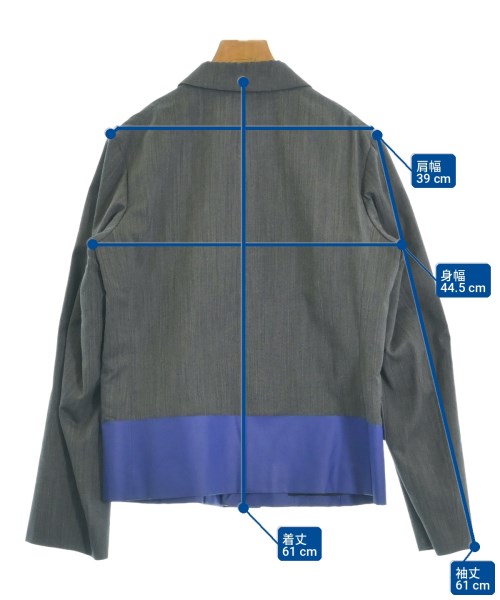 tricot COMME des GARCONS（トリココムデギャルソン）ジャケット グレー サイズ:-(L位) レディース/2200723595052