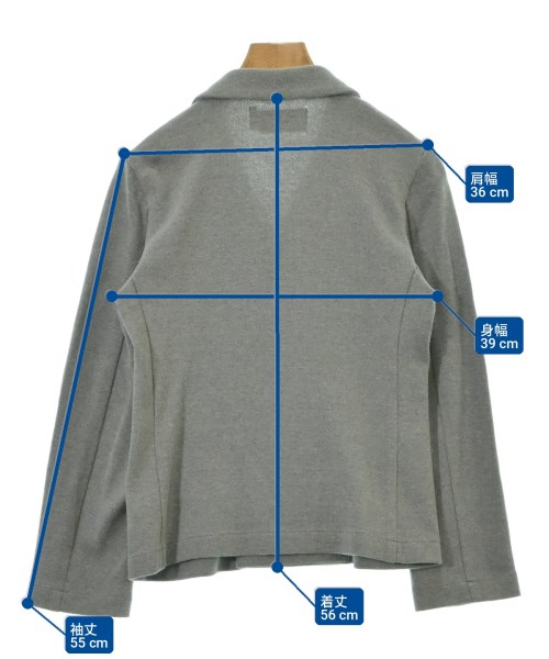tricot COMME des GARCONS（トリココムデギャルソン）テーラードジャケット グレー サイズ:-(M位) レディース/2200723595076
