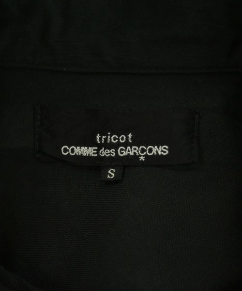 tricot COMME des GARCONS（トリココムデギャルソン）カジュアルシャツ 黒 サイズ:S レディース/2200723595144