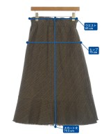 tricot COMME des GARCONS（トリココムデギャルソン）ロング・マキシ丈スカート 茶 サイズ:-(M位) レディース/2200723595267