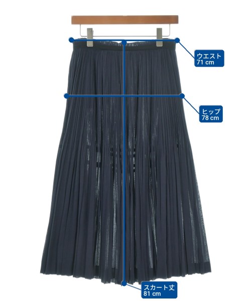 tricot COMME des GARCONS（トリココムデギャルソン）ロング・マキシ丈スカート 紺 サイズ:M レディース/2200720015201