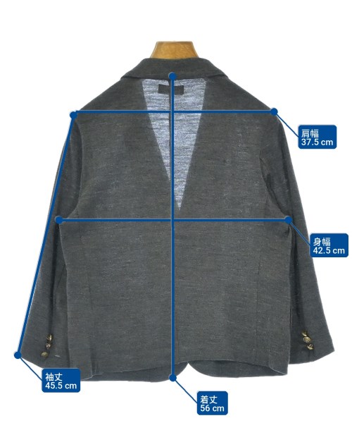 tricot COMME des GARCONS（トリココムデギャルソン）ジャケット グレー サイズ:M レディース/2200726525025