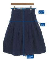 tricot COMME des GARCONS（トリココムデギャルソン）ひざ丈スカート 紺 サイズ:M レディース/2200720851229