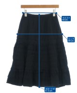 tricot COMME des GARCONS（トリココムデギャルソン）ひざ丈スカート 紺 サイズ:F レディース/2200720851250
