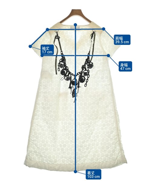 tricot COMME des GARCONS（トリココムデギャルソン）ワンピース 白 サイズ:S レディース/2200722565032