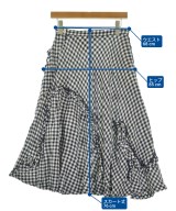 tricot COMME des GARCONS（トリココムデギャルソン）ロング・マキシ丈スカート 青 サイズ:S レディース/2200723822547