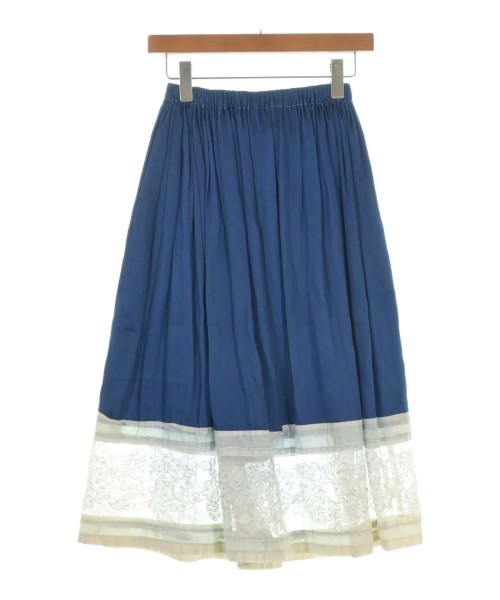 tricot COMME des GARCONS（トリココムデギャルソン）ひざ丈スカート 青 サイズ:-(XS位) レディース/2200728491076