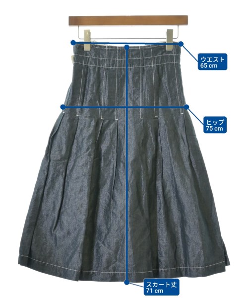 tricot COMME des GARCONS（トリココムデギャルソン）ロング・マキシ丈スカート 紺 サイズ:S レディース/2200729073011