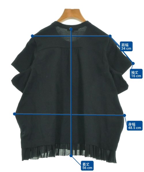 tricot COMME des GARCONS（トリココムデギャルソン）Tシャツ・カットソー 黒 サイズ:S レディース/2200678605066