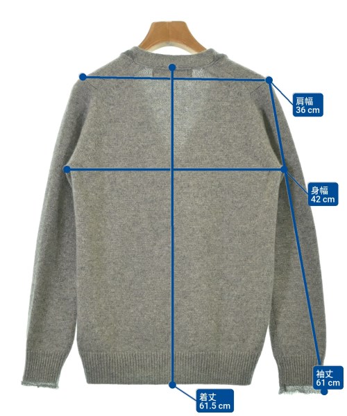 tricot COMME des GARCONS（トリココムデギャルソン）カーディガン グレー サイズ:-(M位) レディース/2200684697239