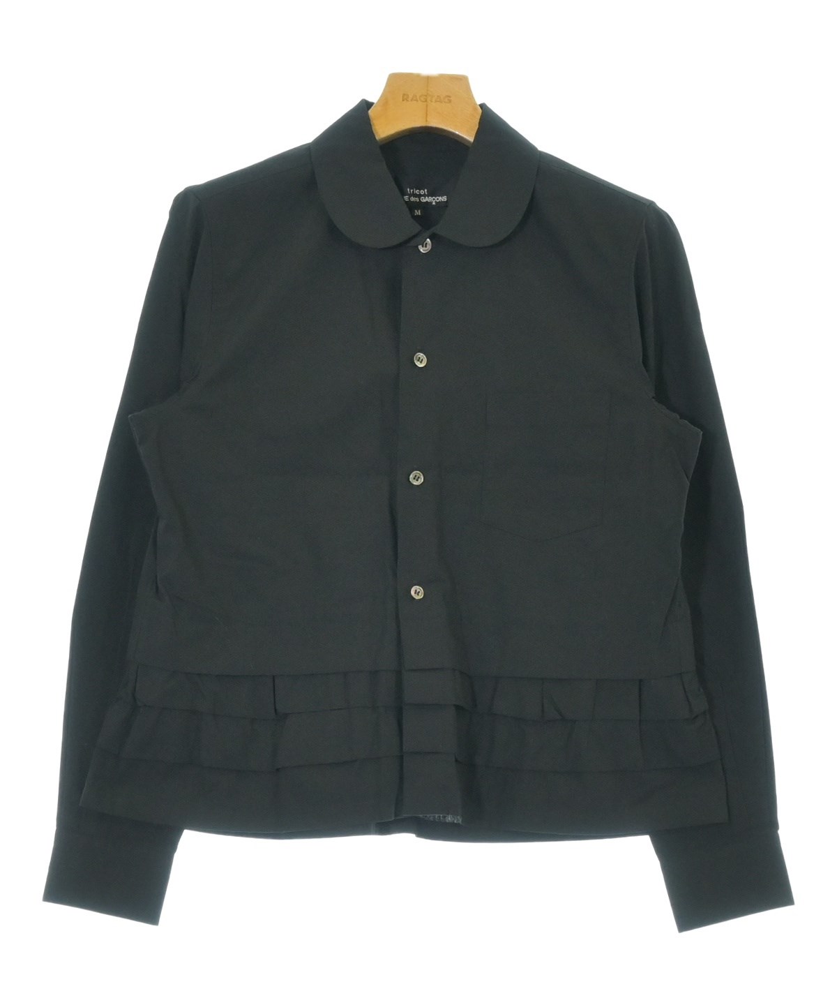 tricot COMME des GARCONS（トリココムデギャルソン）ブラウス 黒