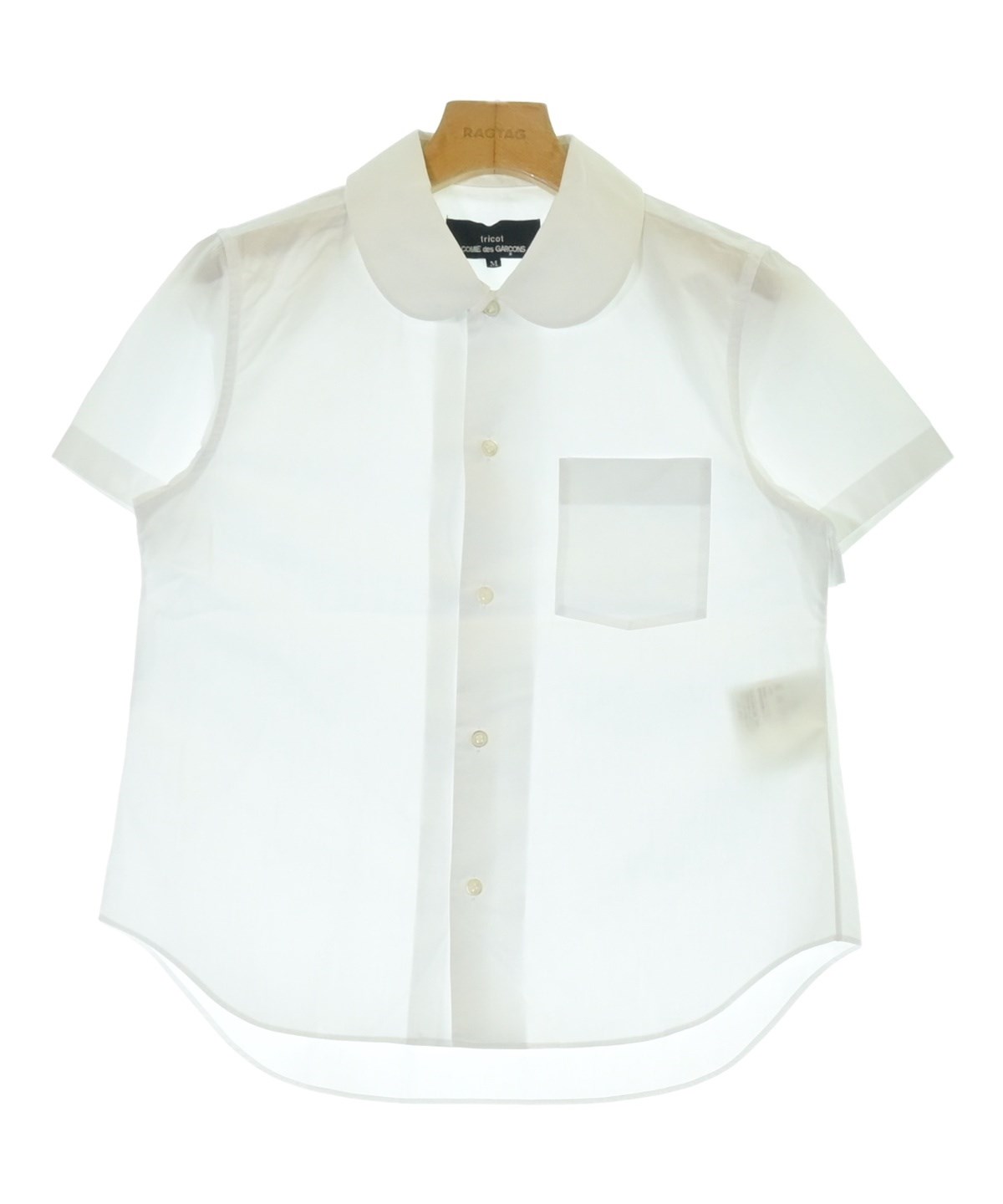 tricot COMME des GARCONS（トリココムデギャルソン）ブラウス 白