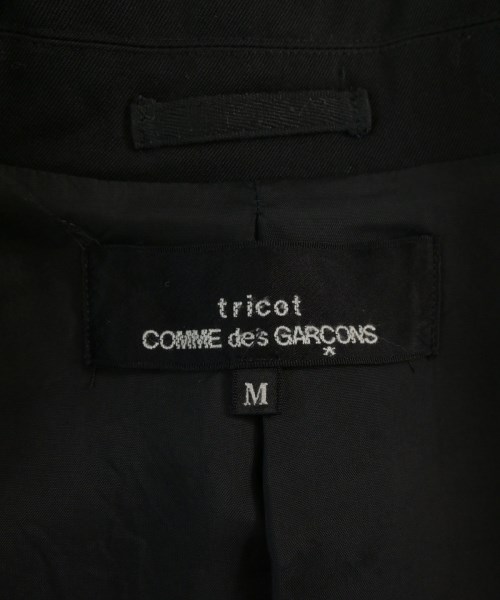 tricot COMME des GARCONS（トリココムデギャルソン）カジュアルジャケット 黒 サイズ:M レディース/2200686555018