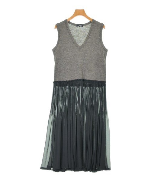 tricot COMME des GARCONS(トリココムデギャルソン)ワンピース グレー サイズ:S/2200682079136