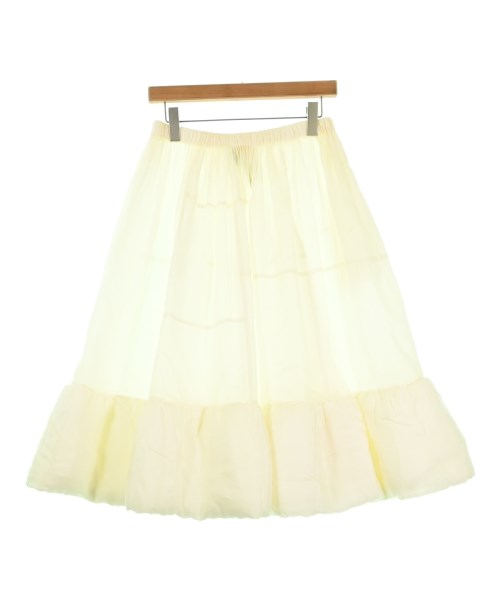 tricot COMME des GARCONS(トリココムデギャルソン)ロング・マキシ丈スカート 白 サイズ:-(S位)/2200684559049
