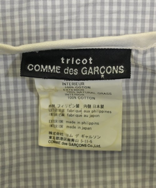 tricot COMME des GARCONS（トリココムデギャルソン）かごバッグ 青 サイズ:- レディース/2200689405051