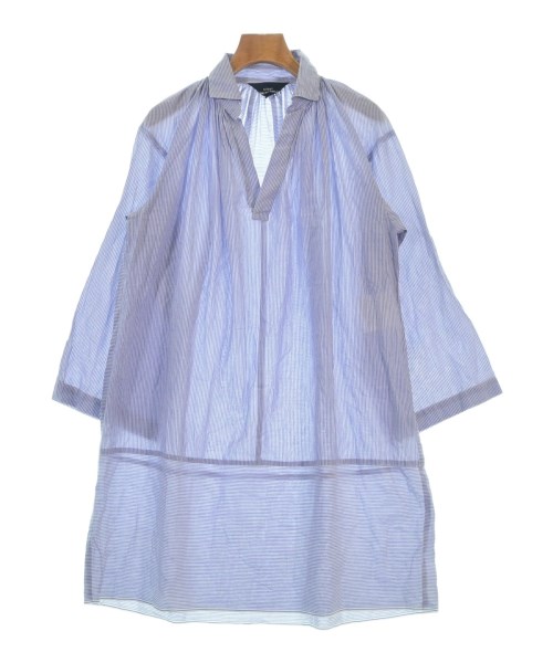 tricot COMME des GARCONS(トリココムデギャルソン)シャツワンピース 青 サイズ:S/2200689468018