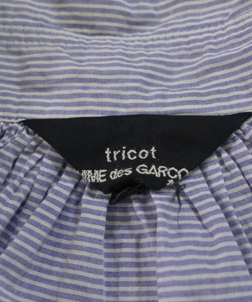 tricot COMME des GARCONS（トリココムデギャルソン）シャツワンピース 青 サイズ:S レディース/2200689468018