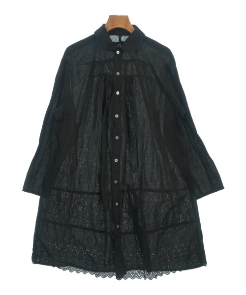 tricot COMME des GARCONS(トリココムデギャルソン)シャツワンピース 黒 サイズ:S/2200689468025
