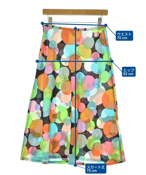 tricot COMME des GARCONS（トリココムデギャルソン）ひざ丈スカート 黒 サイズ:M レディース/2200684869032