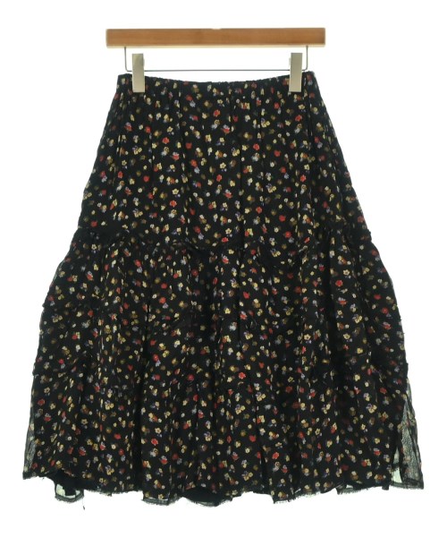 tricot COMME des GARCONS（トリココムデギャルソン）ひざ丈スカート 黒 サイズ:-(S位) レディース/2200690330069