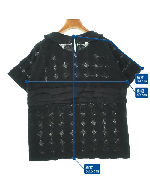 tricot COMME des GARCONS（トリココムデギャルソン）Tシャツ・カットソー 黒 サイズ:S レディース/2200692178119