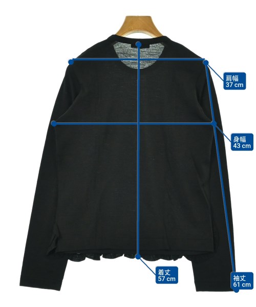 tricot COMME des GARCONS（トリココムデギャルソン）Tシャツ・カットソー 黒 サイズ:-(M位) レディース/2200683753547