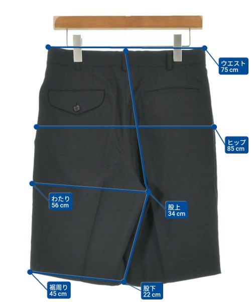 COMME des GARCONS NOIR（コムデギャルソンノアール）ショートパンツ 黒 サイズ:S レディース/2200632898428