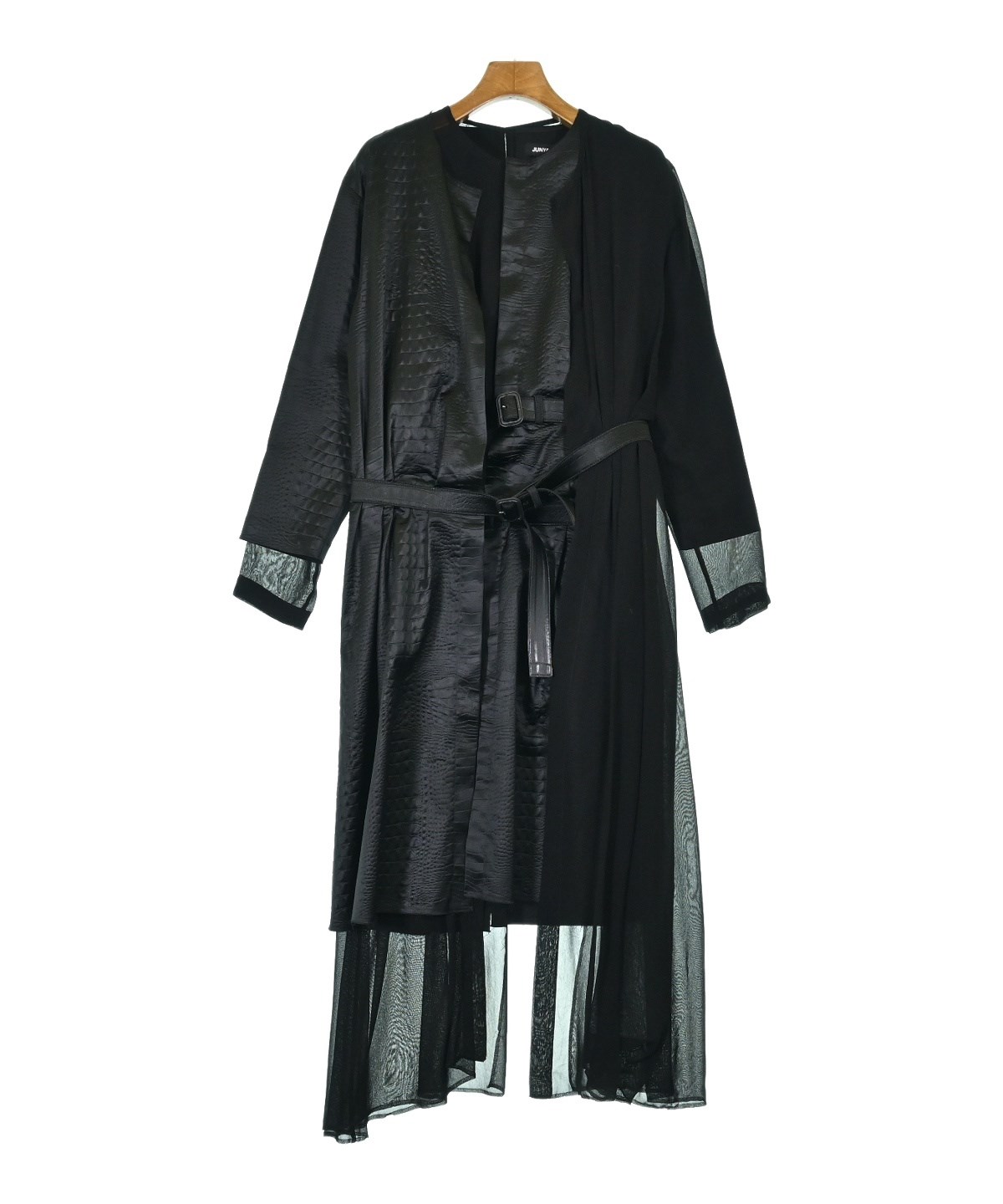 JUNYA WATANABE（ジュンヤワタナベ）ワンピース 黒 サイズ:XS