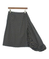 JUNYA WATANABE（ジュンヤワタナベ）ひざ丈スカート 黒 サイズ:M レディース/2200618807109