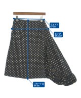 JUNYA WATANABE（ジュンヤワタナベ）ひざ丈スカート 黒 サイズ:M レディース/2200618807109